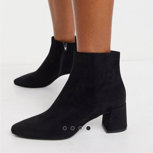 Mango faux suede heeled boots - Picture 1 of 10